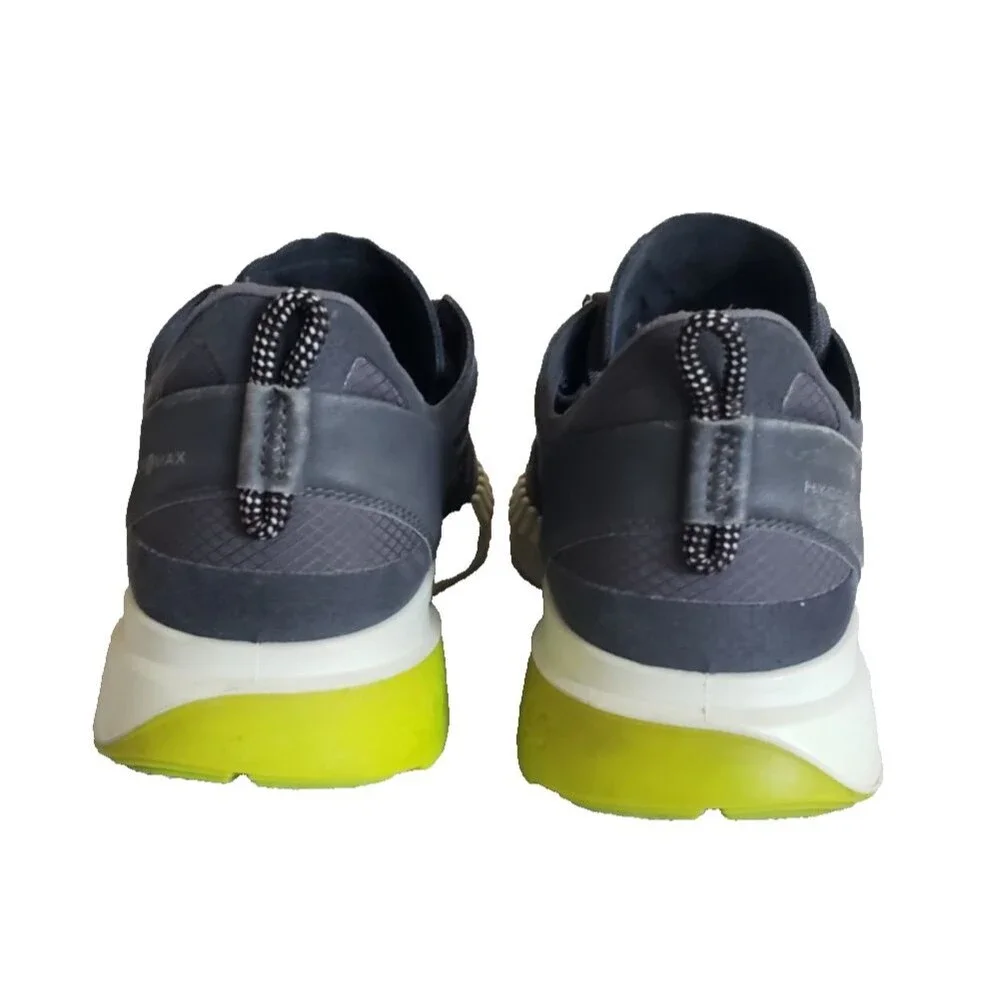 Ecco Men's Zipflex Breathru Hydromax Lace Sneaker Phorene Footbed Shoe Size 7.5